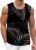 Tee Shirt Homme sans Manches Gilet de Plage Imprimé